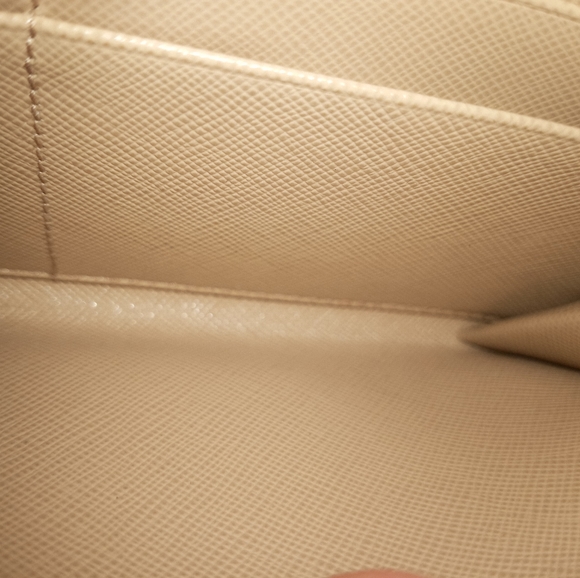 Prada Saffiano Leather Bow Long Zip Wallet - Picture 11 of 14